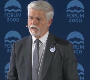 President Pavel urges defence of democracy, independent media at Forum 2000 conference