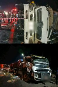 TWO TRUCKS COLLIDE IN KAFUE TOWN