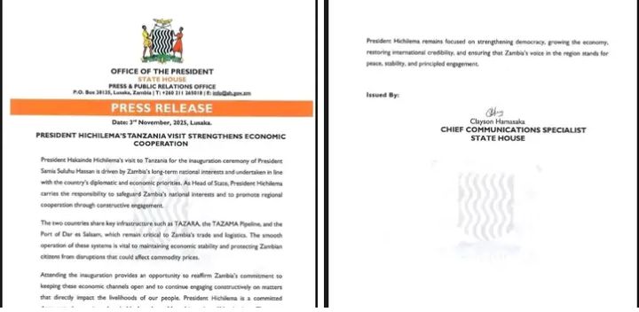 PRESIDENT HICHILEMA’S TANZANIA VISIT STRENGTHENS ECONOMIC CO-OPERATION