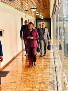 VICE PRESIDENT MUTALE NALUMANGO ARRIVES AT PARLIAMENT…