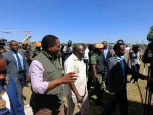 PRESIDENT HICHILEMA TOUCHES DOWN IN MONGU FOR 2 DAY WORK VISIT