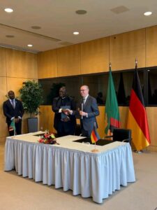 GERMANY PLEDGES K1.8 BILLION FOR ZAMBIAS DEVELOPMENT